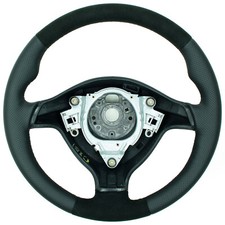 Leder Lenkrad für VW Golf 4 Passat B5 3BG Bora aufgepolstert Daumen Alcantara