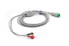 Mindray Passport 12 ECG Cable 12 Pin 3 Leads Snap Compatible - Same Day Shipping
