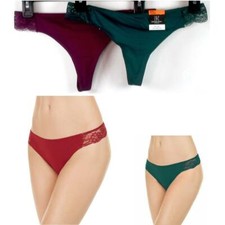 INC International Lace Trim Thong Panty Choose Size  Color New