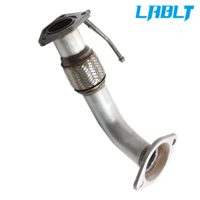 LABLT Front Flex Exhaust Pipe Direct Fit For 2009-2012 Honda Accord Acura TSX