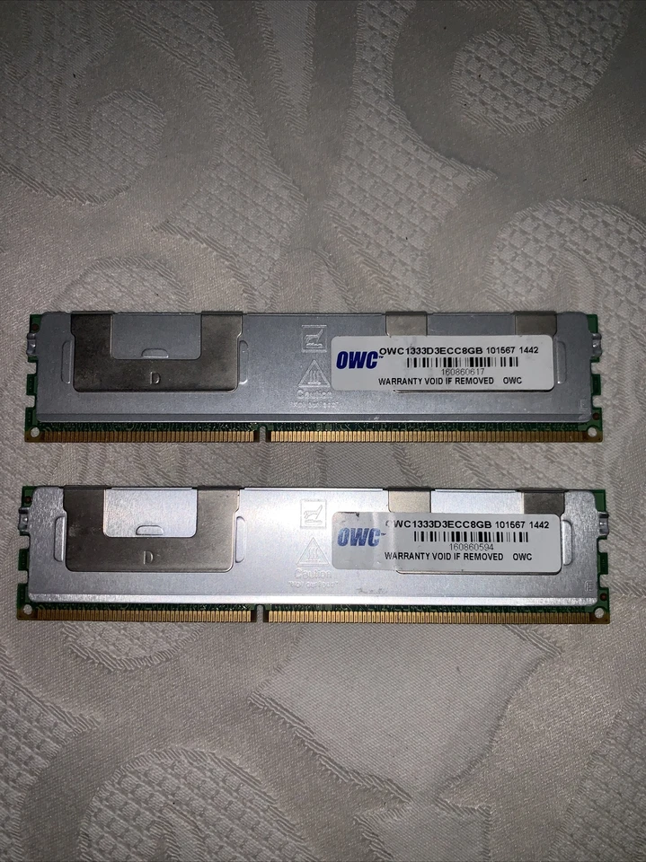 Apple Mac Pro RAM OWC 8 GB DDR3 1333 MHz DIMM ECC Memoria (1 x 8 GB) (NJL021139) Foto 2 de 4