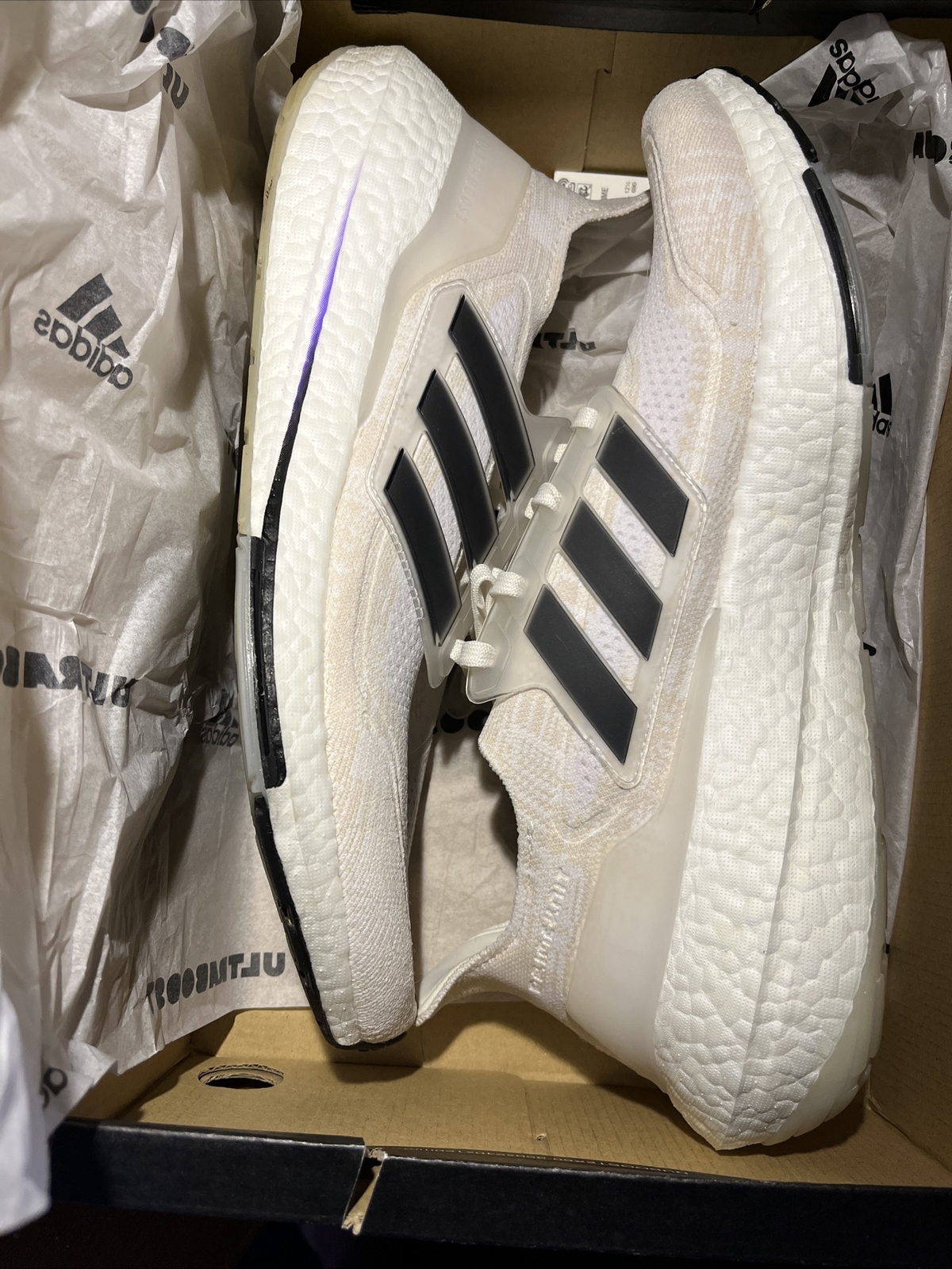 Size 13 - adidas UltraBoost 21 Primeblue Non Dyed Black 2021 - FY0837 for  sale online | eBay
