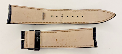 Jaeger LeCoultre Genuine Alligator Dark navy blue Watch Strap 21