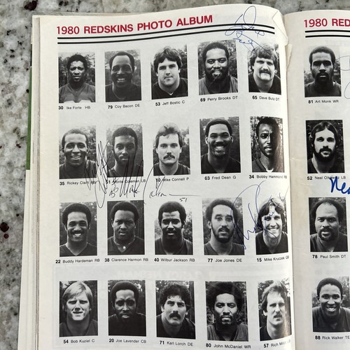 Vintage Program W Player Autographs Oct. 19, 1980 Redskins vs Cardinals RFK NM - Picture 4 of 12
