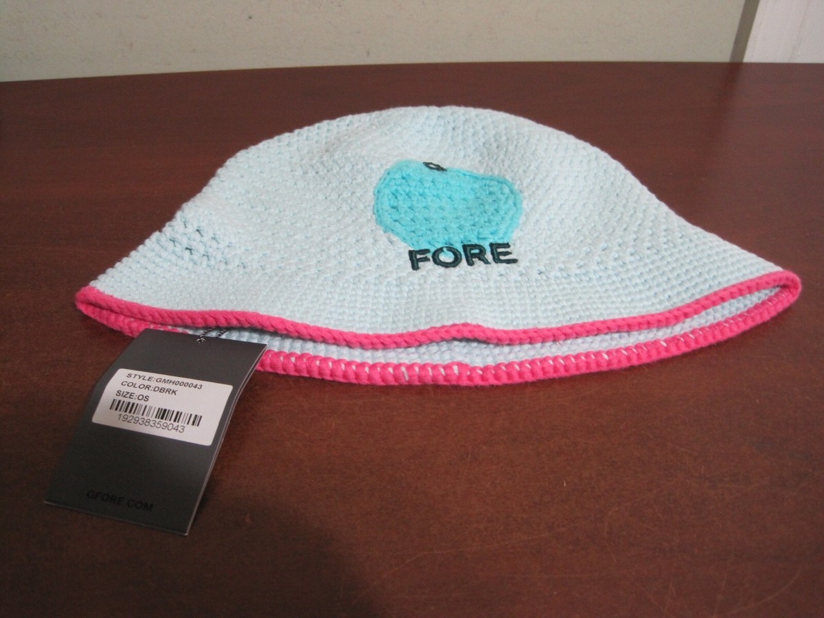 G/FORE Crochet Bucket Hat. G/FORE Striped Circle G main image 3