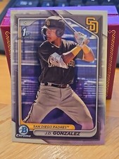 2024 Bowman Chrome #BCP-111 J.D. Gonzalez  Prospects Padres 1st Bowman Card