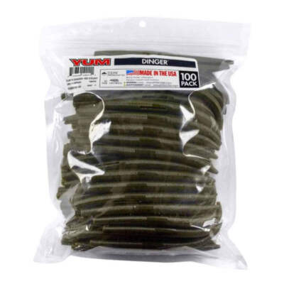 YUM Dinger 5'' Bulk 100pk Green Pumpkin