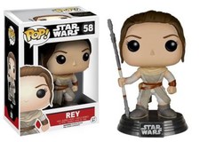 Figura de vinilo Funko POP Star Wars episodio 7 The Force Awakens Rey 58