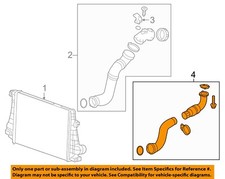 GM OEM 2018 CT6 Cooling Intercooler-Inlet Tube 23372236