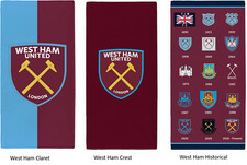 Image of West Ham United Bath Towel 100% Cotton