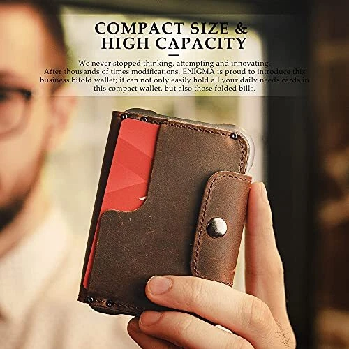 Wallet for Men RFID Blocking Aluminum Metal Money Cards Holder Men's Wallet - Image 2 of 4