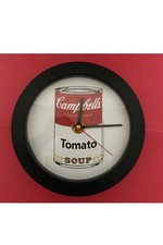 Vintage Campbell’s Soup Clock NIB Andy Warhol Design “1990’s” Rare