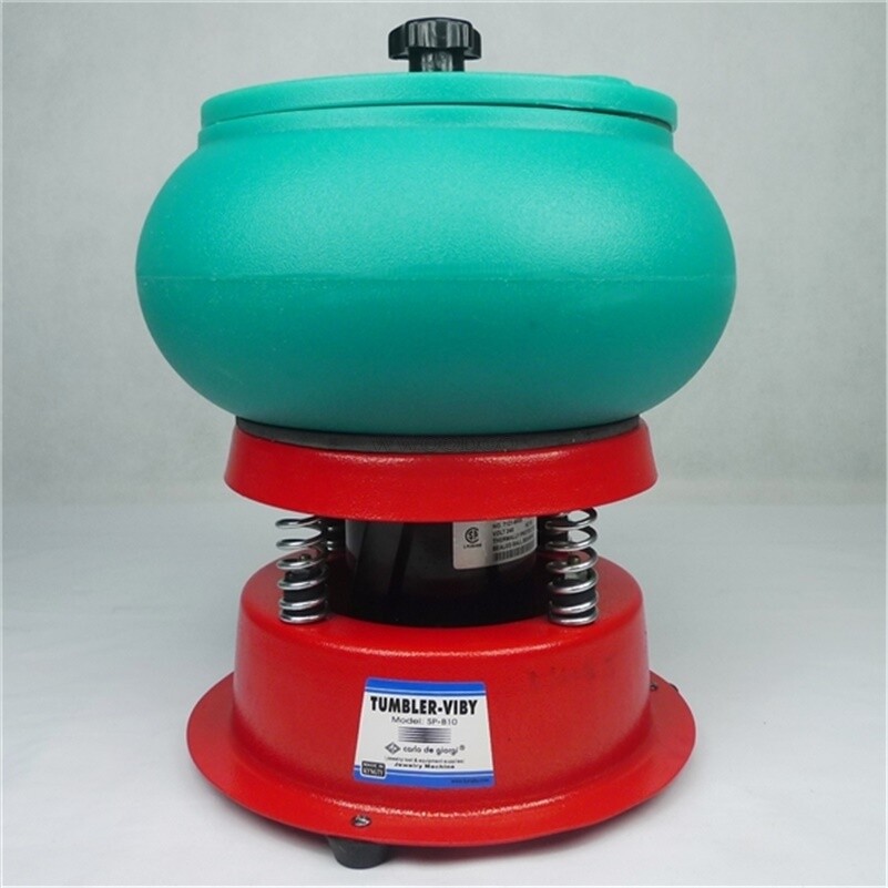 Vibrating Tumbler Jewelry Vibratory Polisher Polishing Machine 240 Mm