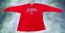 Vintage Lee Sport MLB Anaheim Angels Men's Long Sleeve Shirt Size 2XL.