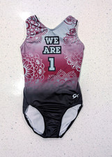 REGIONALS 1 GK ELITE Gymnastics Dance Leotard Small OPEN BACK Competition Leo
