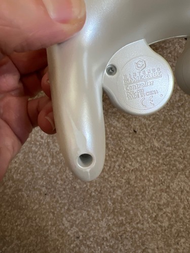 RARE Official Nintendo Gamecube Pearl White Controller Gamepad Game Pad DOL-003! - Picture 10 of 10