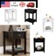 1pc/2pcs nightstand storage end table bedside organizer 1-drawers bedroom us