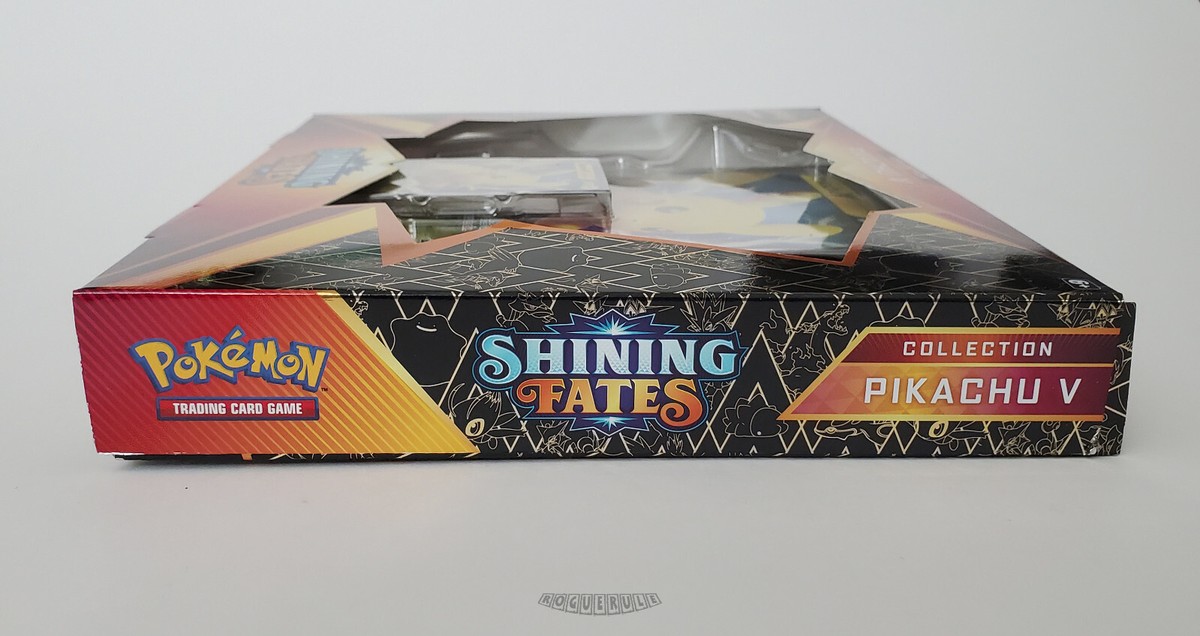 🚦Pokemon Shining Fates Pikachu V Set - 4 Booster Packs - Sealed