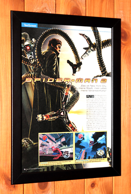2004 Spider-Man 2 PS2 GameCube Xbox Vintage Promo Small Poster
