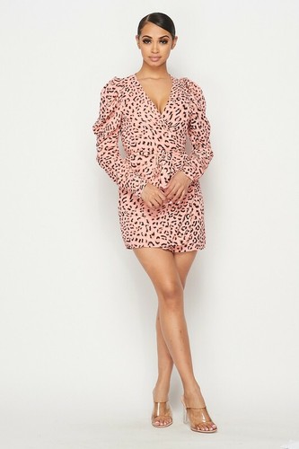 NWT Coral Crush Leopard Print Wrap 