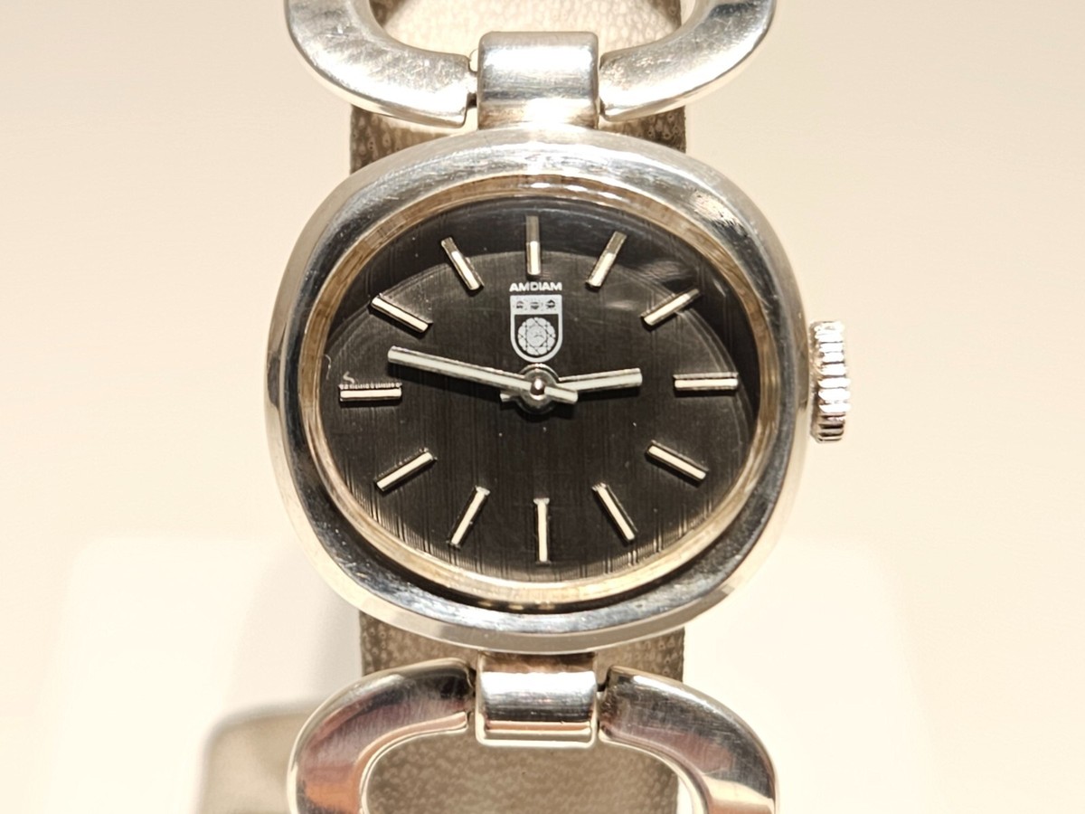 VINTAGE LUXURY SWISS SOLID SILVER 835 LADIES WATCH 