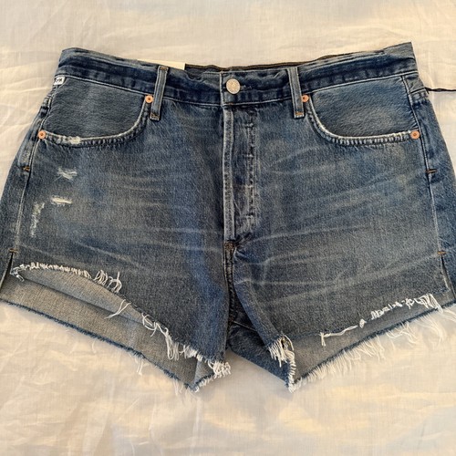 Citizens Of Humanity Annabelle 3” Inseam Cutoff Denim Jean Shorts Size 30 New