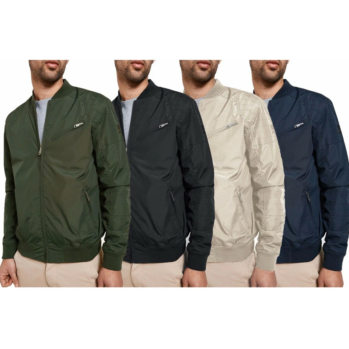 Threadbare bomber cheap jacket