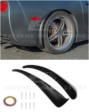 For 97-04 Corvette C5 Gm Xl Extended Matte Black Rear Splash Guards Mud Flaps