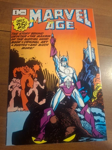 MARVEL AGE # 1 (1983) VERY HARD TO FIND IN HIGH GRADE! 1ST APP CRYSTAR