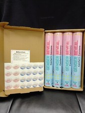 Set Of 4 Gender Reveal Confetti Cannon Blue 24 Team Boy 24 Team Girl Stickers .