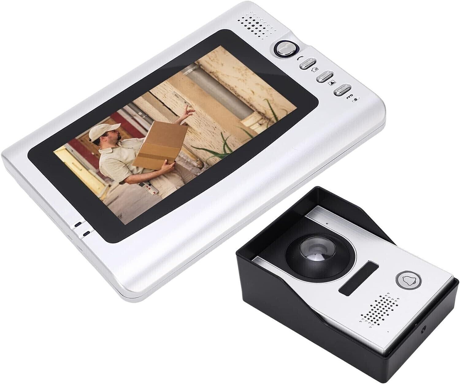Kit Videocitofono Familiare 7 Pollici Colori Telecamera IR Registrazione