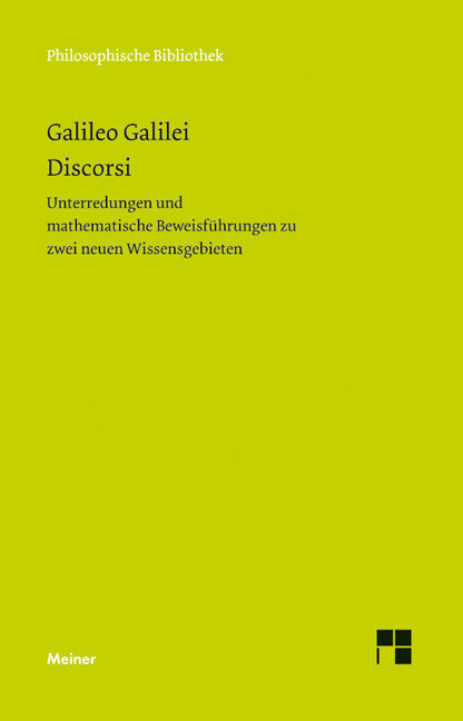 Thumbnail - Discorsi | Galileo Galilei | 2015 | Deutsch