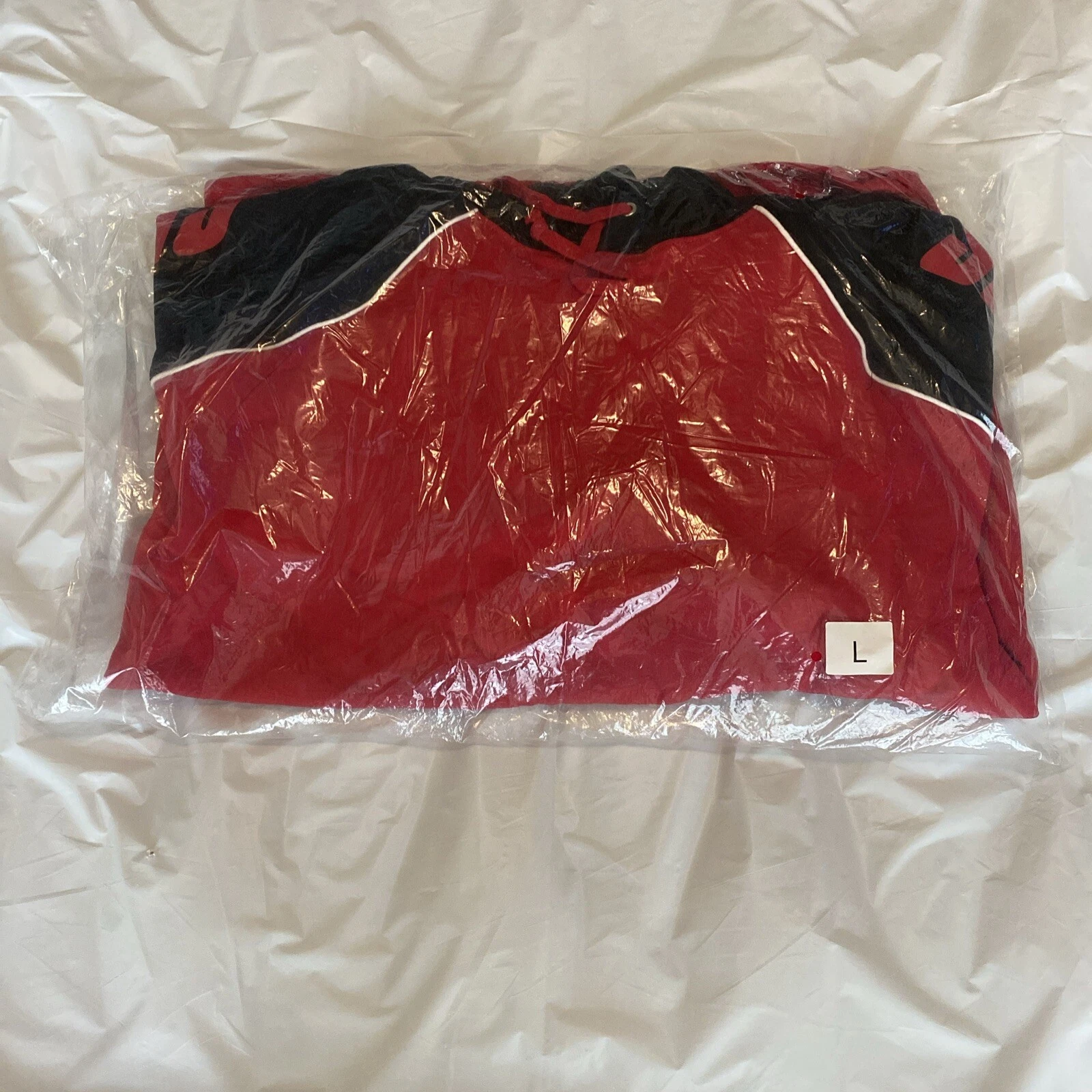 Sweat à capuche Supreme New York FW17 Supreme Team GT ROUGE LARGE authentique neuf avec étiquette
