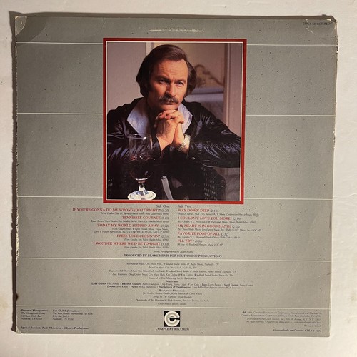 Vern Gosdin – If You're Gonna Do Me Wrong (Do It Right) Vinyl, LP 1983 Compleat - Picture 2 of 3