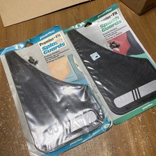 Powerflow Premier Fit Splash Guards 4 Sz A Black Nos Collector Classic Car Vtg