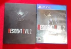 Resident Evil 2 Remake (PS4, 2019) Steelbook + plastic; Horror; Leon, Claire