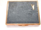 CIGARETTE CASE LEATHER AND Metal Art Deco Cigarette Case MADE IN ENGLAND