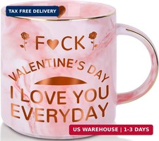 COVLUROTO Valentines Gifts for Her,12 OZ Funny Coffee Mug, Cute Gifts for Women 