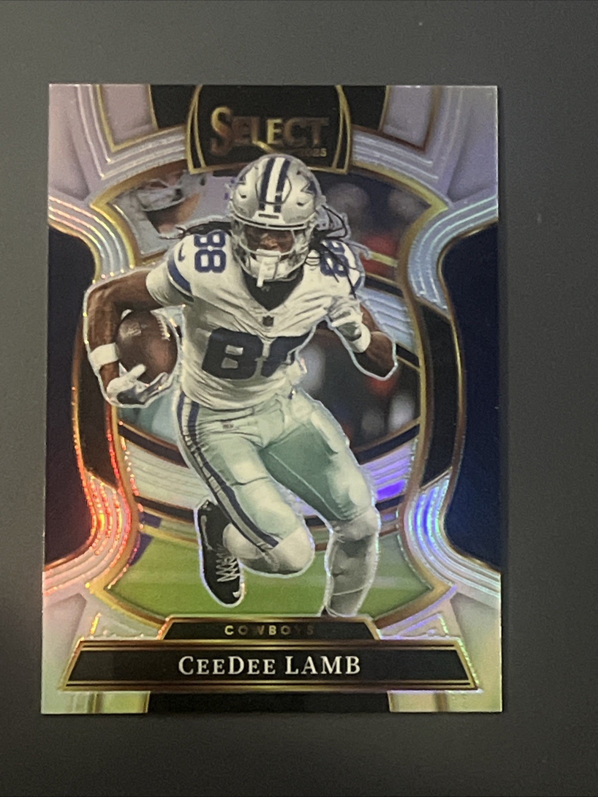 Panini Select Football 2025 CeeDee Lamb #98 Silver Prizm Concourse Cowboys