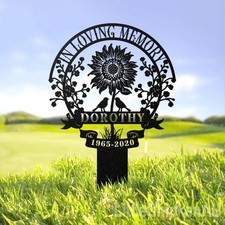 Personalized Memorial Plaque Stake, In Loving Memory Gift , Memorial Gifts