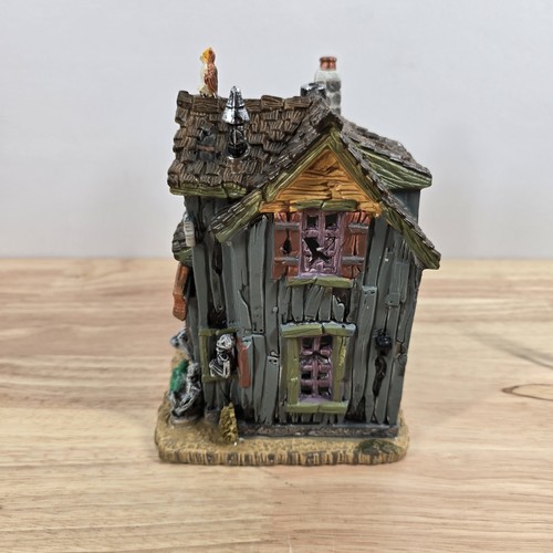 Lemax Halloween Spooky Town 2014 Dead Man’s Cabin #45676 funcionando retirado - Imagen 3 de 10