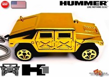 ?????? RARE KEY CHAIN HUMMER H1 HUMVEE (TRUMP GOLDEN MANIA MAGA).??NICE GIFT????