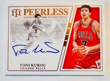 Toni Kukoc 2019-20 Panini National Treasures Peerless Autograph Auto /25