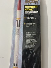 Estes Thunderhawk #2002 Flying Model Rocket, New, Near Mint Condition, OOP, RARE
