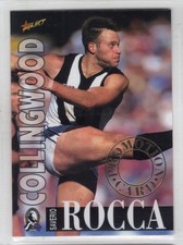 AFL Card Select 1996 Promo. Saverio Rocca Collingwood
