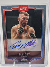 2025 Topps Chrome UFC Chrome Veteran Signature Card of Tim Elliot!!!!