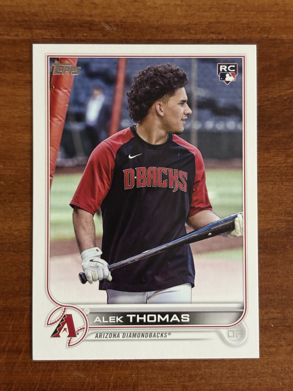2022 Topps Update Alek Thomas #US212 SP Image Variation Diamondbacks