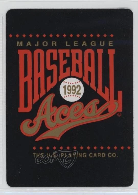 1992 US Playing Card Baseball Aces Box Set Danny Tartabull #2D - Image 2 of 2