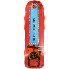 Official Schmitt Stix Chainsaw Reissue Old School Skateboard Deck Slight Warp