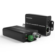 Over Coax Converter BNC to Ethernet IP Extender EOC, 3280ft 1000m Power  Data